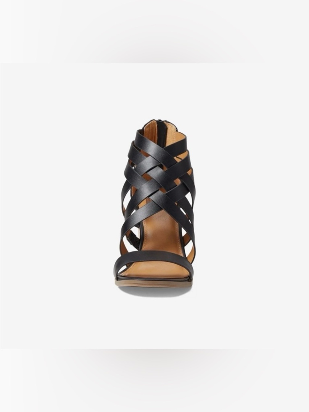 Dolce Vita Cluster Black Gladiator Strappy Block Heel Sandal Sz 9.5 BNWB - Picture 5 of 9